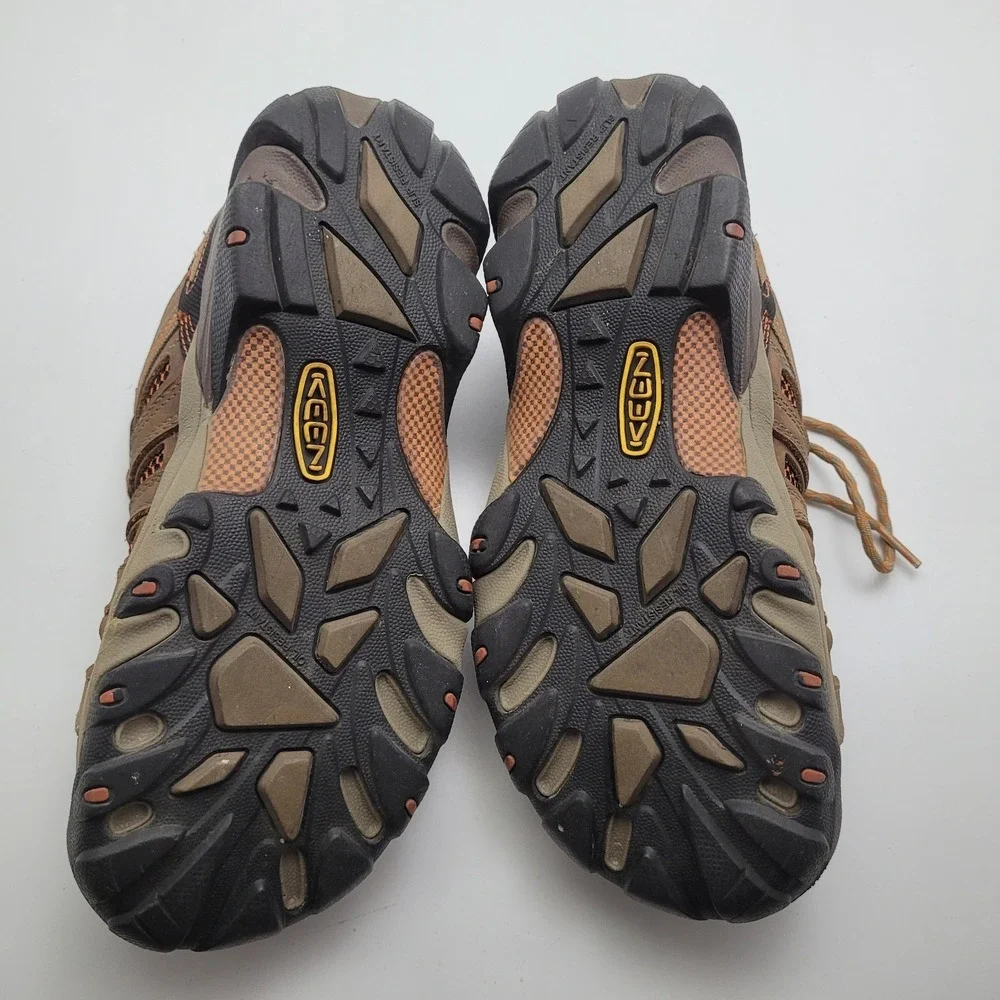 Keen Utility Flint Low Steel Toe Work Shoes Mens Size 7D Leather Industrial